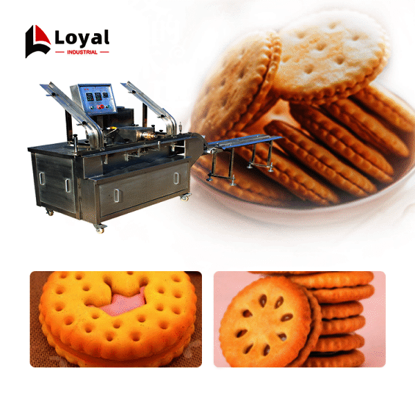 Línea de producción de galletas automáticas multifuncionales de la industria, máquina de hacer galletas